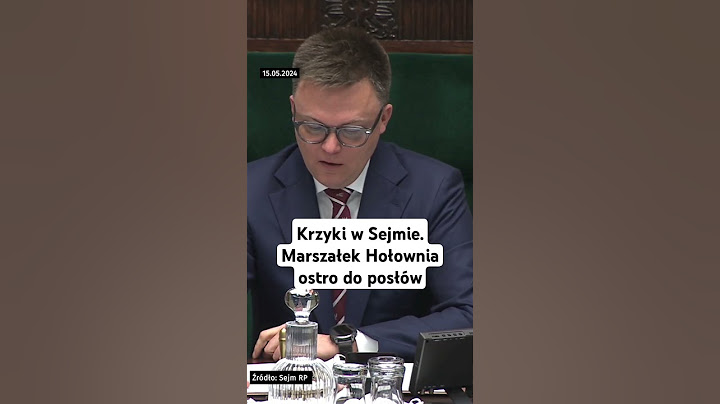 Krzyki w #Sejm. Marszałek #Hołownia ostro do posłów