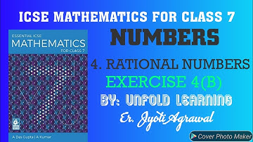 ICSE|Mathematics|Class 7|Solutions|A Das Gupta|Numbers|4. Rational Numbers|Exercise 4(B)