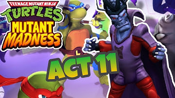 TMNT: Mutant Madness - Act 11 Complete - (All Levels) | Full Walkthrough/Guía Completa