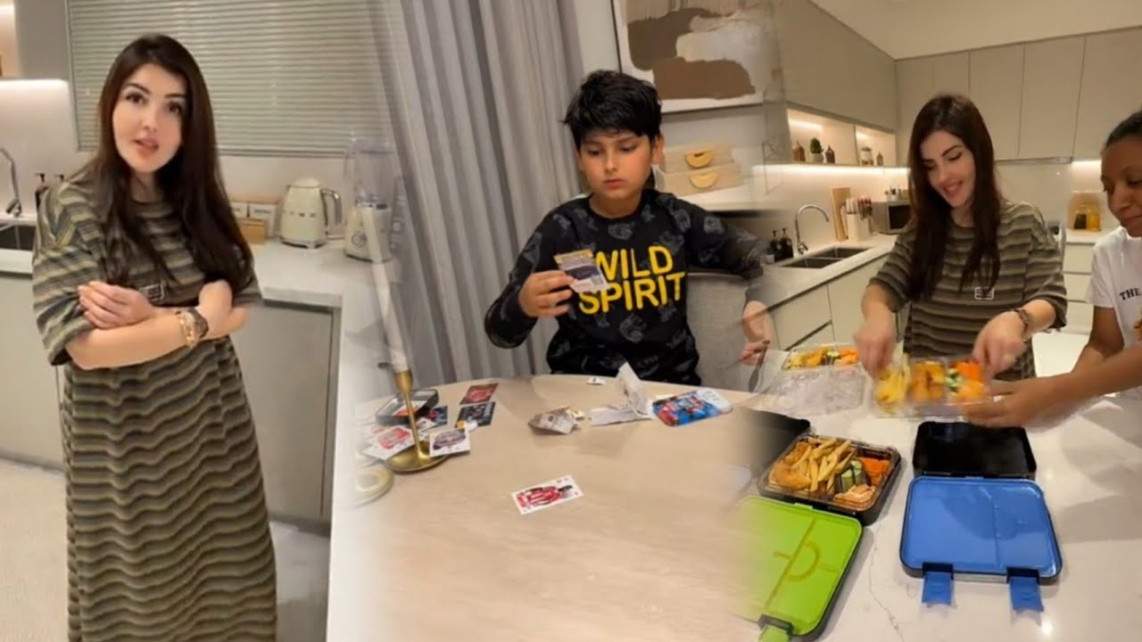 عصام ونور تحضيرات لانش بوكس ناكيت مع بطاطا مقليه 😋 شوفو فرحة عصام بالاجواء