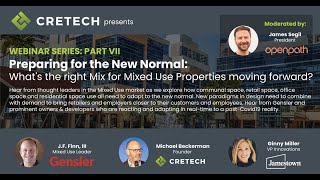 Optimizing Mixed-Use Developments | Preparing for the New Normal Webinar Part 7 | Openpath & CREtech