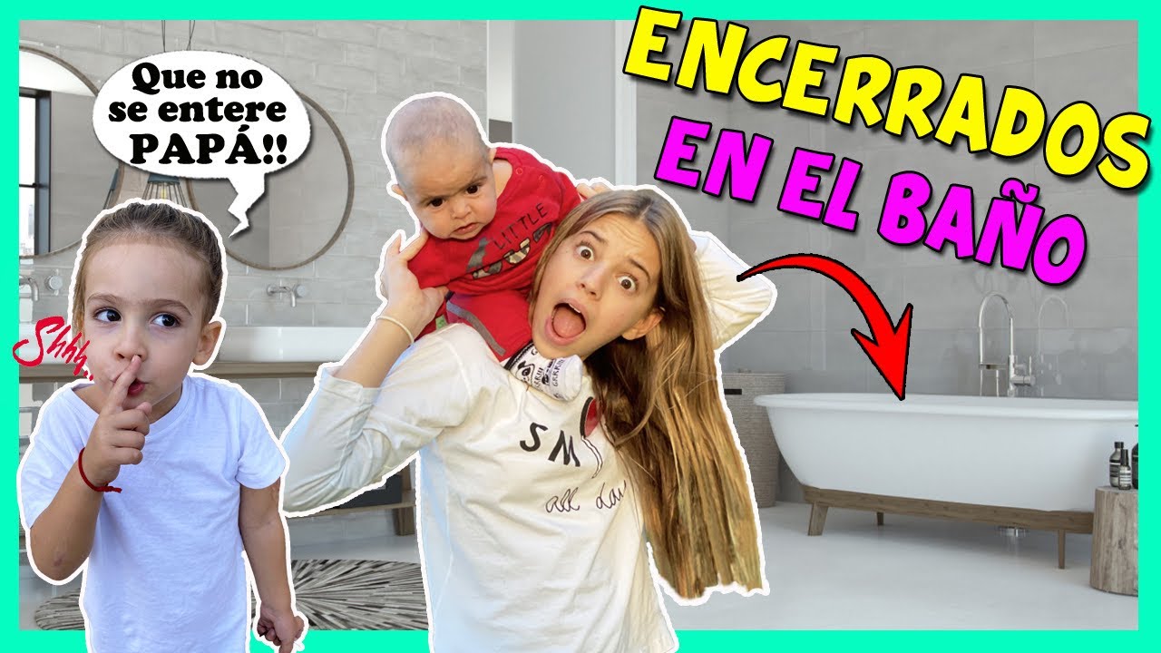 24 HORAS EN EL BAÑO CON MIS HERMANOS DYLAN Y JULEN / El mundo de Indy