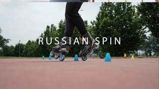 HOW TO SKATE TUTORIAL: HEEL TOE RUSSIAN SPIN - LORENZO GUSLANDI