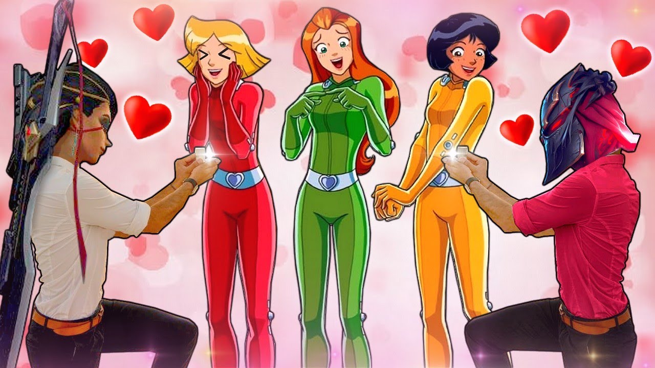 ON AFFRONTE LES TOTALLY SPIES ?! MA TEAM TOMBE AMOUREUX !
