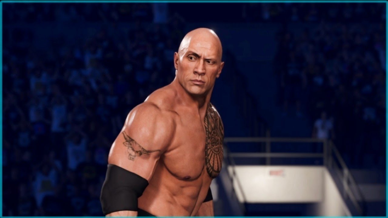 Rey Mysterio vs The Rock  No DQ (WWE 2k24)