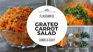 The best GRATED CARROT SALAD | Easy and Delicious