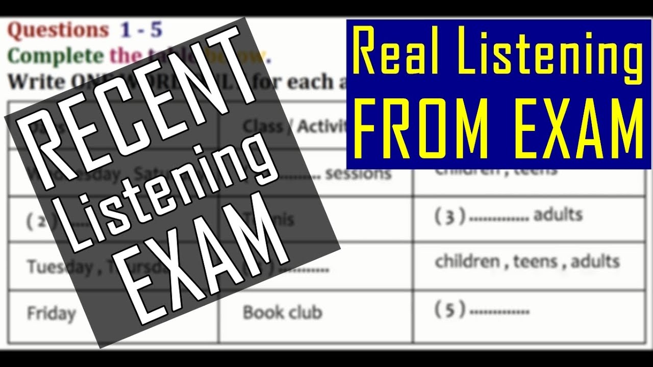 IELTS Real Listening Test 2022 | IDP & British Council Real Listening Test IELTS 2022