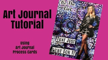 Mixed Media Art Journal Tutorial- PROMPT & PROCESS CARDS