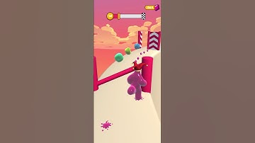 Blob Runner 3D - Gameplay Walkthrough ios, Android All Levels 14 #Shorts