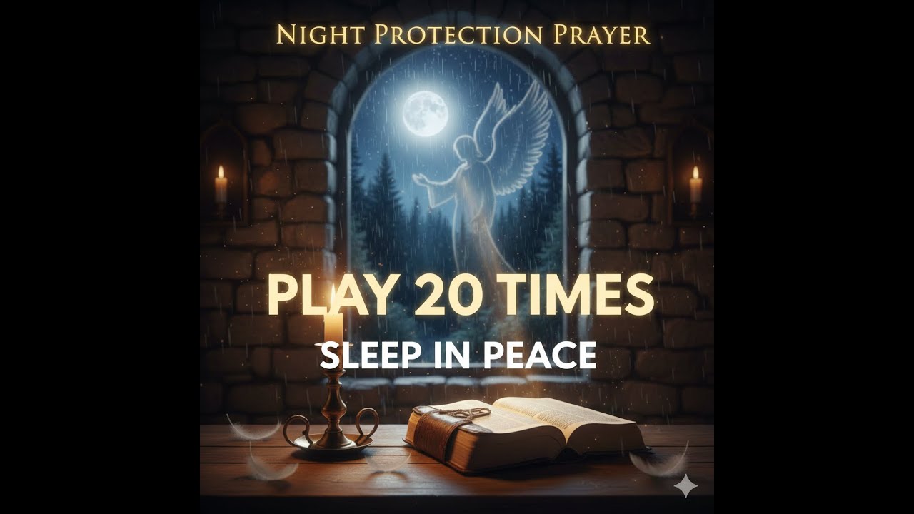 LISTEN 20 TIMES! 🛡️ Night Prayer for Divine Protection (Sleep with God's Peace)