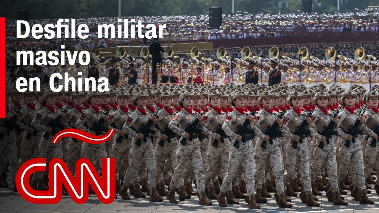 China exhibe su arsenal con un desfile militar en presencia de Putin, Kim Jong Un y más
