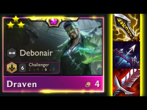 Video VIP 3 star Draven⭐⭐⭐shouldn't be legal ! | TFT Set 6.5... - youtube