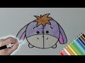 How to draw Eeyore Disney Tsum Tsum | Mickey Friends