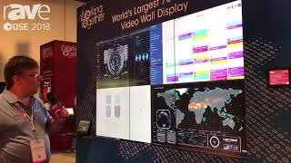 Sharp Demos PN-V701 Display in Video Wall Format With Partner Userful at DSE 2018