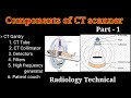 Components of ct scanner  part  1  computed tomography  by bl kumawat