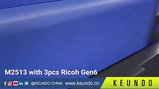 #KEUNDO坤度 M2513 UV flatbed printer upgraded print head with Ricoh Gen6 , higher precision
