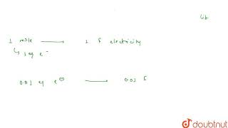 10g fairly concentrated solution of `CuSO_(4)` is electrolyzed using `0.01F` of electricity.