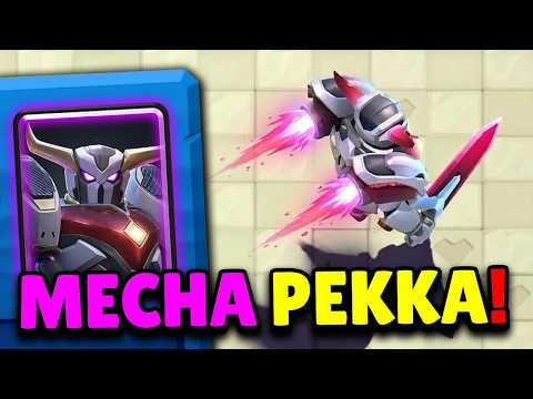 INSANE... SUPER MECHA PEKKA in CLASH ROYALE!