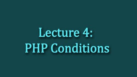 4 PHP Conditions (PHP in pashto)