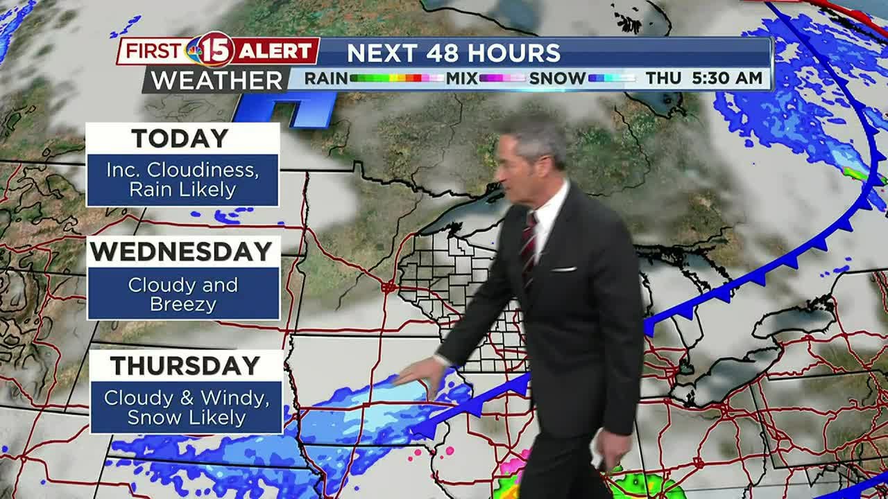 NBC15 News 5 a.m. forecast - 2/14