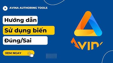 Avina Authoring Tools - Hướng dẫn tạo nút chuyển đổi sử dụng biến True/False