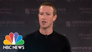 Zuckerberg: It's Not Right 'For Private Companies To Censor Politicians' | NBC News