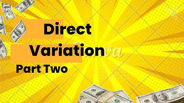 Direct Variation Part2