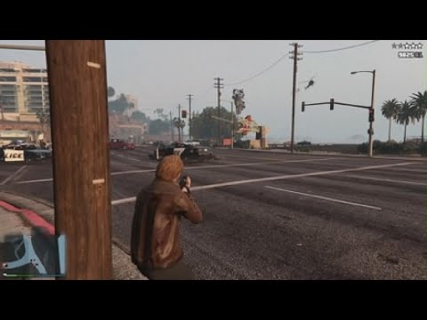 Grand Theft Auto V realistic headshot physics