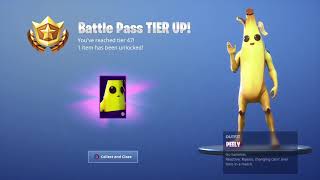 unlocking the greatest skin ever the banana skin.peely. reactive skin fortnite battle royal.