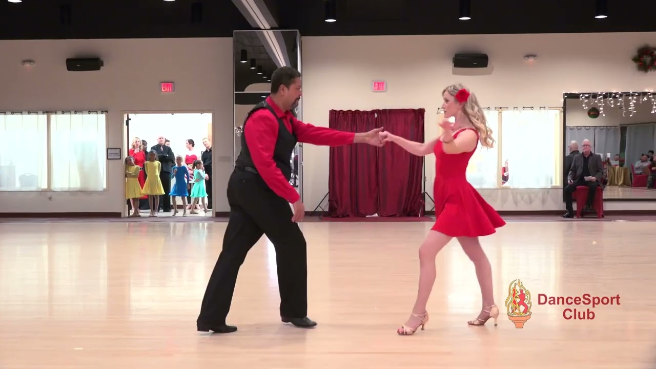 Jacques and Charlotte dance Salsa at Holiday Showcase shorts YouTube