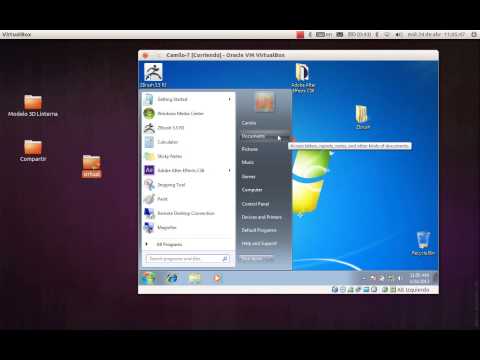 Compartir carpeta desde linux ubuntu a una máquina virtual de windows 7 usando virtualbox