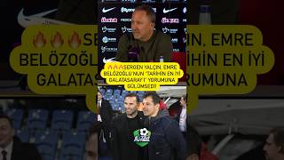 🔥🔥🔥Sergen Yalçın, Emre Belözoğlu’nun “Tarihin en iyi Galatasaray’ı” yorumuna gülümsedi! Resimi