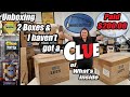 Unboxing 2 Boxes & I Haven't Got a "Clue" What I will Find! I paid $200.00 & Plan to Make a Profit!