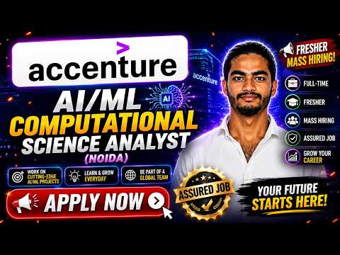 Accenture AI/ML Assessment Questions & Answers 2026 | Python | Machine Learning | GenAI