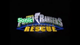 Sonic Rangers Lightspeed Rescue Opening