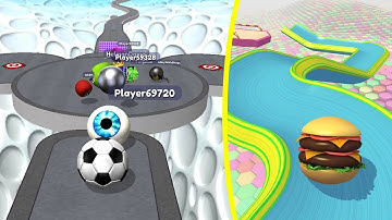 Going Balls Vs Action Balls All Levels Gameplay Android iOS #34