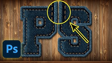 How to Create a Stitched Jeans Text Effect