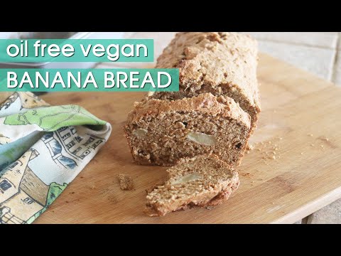 Oil-Free Banana Bread || Healthy Vegan Recipes