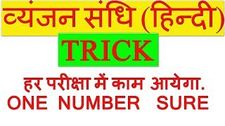vyanjan sandhi trick in hindi | vyanjan sandhi trick | vyanjan sandhi | sandhi in hindi | blackboard