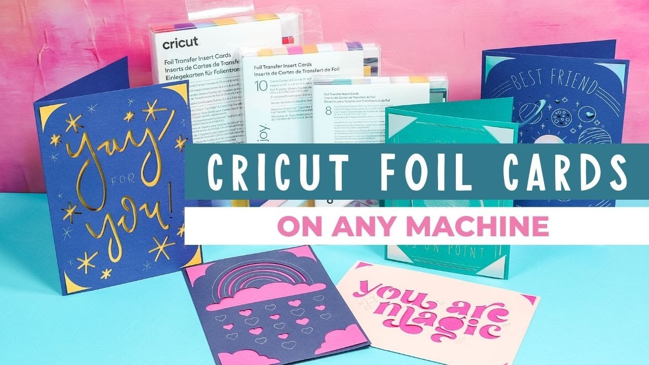 How to use the Cricut Joy Foil transfer kit using card designs from Design  Space 