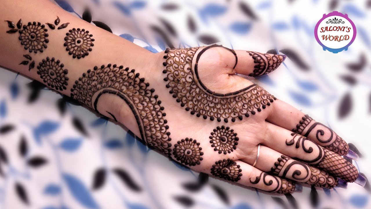 Beautiful and Easy Latest Henna Mehndi Designs For Hands by Jyoti ...