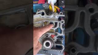 6.0 oil cooler oil flow, cover and reservoir.  Ford Powerstroke