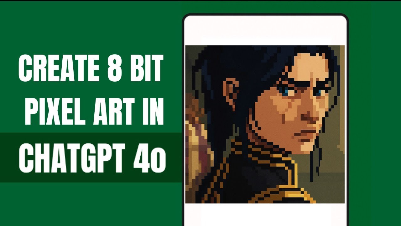 How to Create 8 Bit Pixel Art in ChatGPT 4o - YouTube