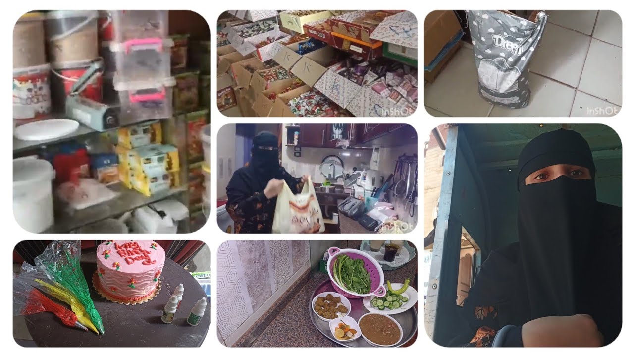 روتين اخر الشهر 💯قبض اليوتيوب ومشتريات للمطبخ😍 ومشتريات خامات الحلواني للمشروع بتاعي🤑وختمت بالبلكونة