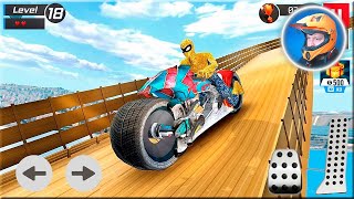 Moto Spider Vertical Ramp: Jump Bike Ramp Games #Android Gameplay screenshot 5