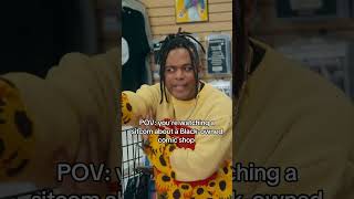 The Comic Shop episode 1 is out NOW! What are some of your favorite moments so far? 👀👇🏾👇🏾
