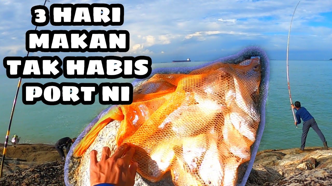 MANCING DEKAT PANTAI TELUK BATIK PORT IKAN MENGAMUK 