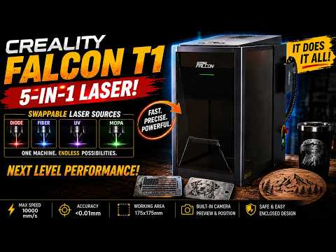 Creality Falcon T1: The Only Laser You Need?