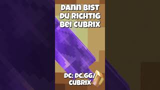 Cubrix Werbung #citybuild #minecraftserver #customitems #deutsch #minecraft #minecraftshorts