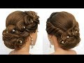 Bridal Updo Tutorial.  Wedding Prom Hairstyles For Long Hair